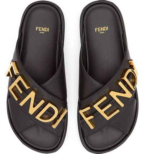 fendi slides monogram|farfetch fendi shoes.